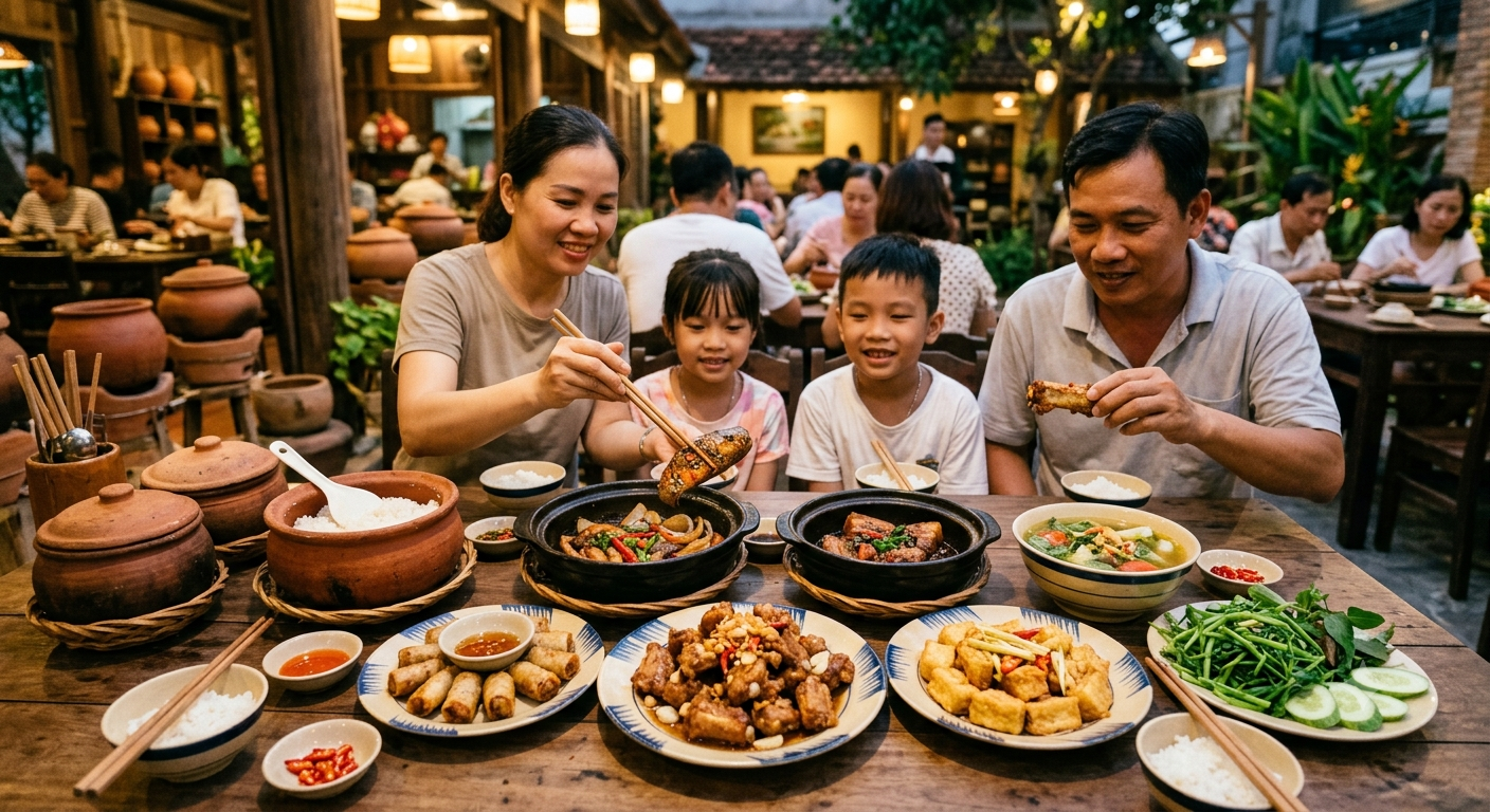 Cách cân đối lượng món kho và món chiên cho buổi tối