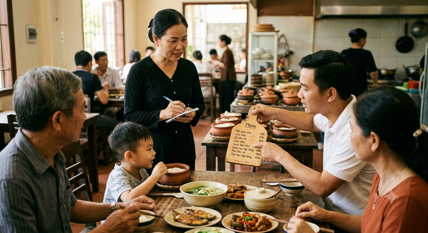 Lưu ý quan trọng khi gọi món cho gia đình có trẻ nhỏ