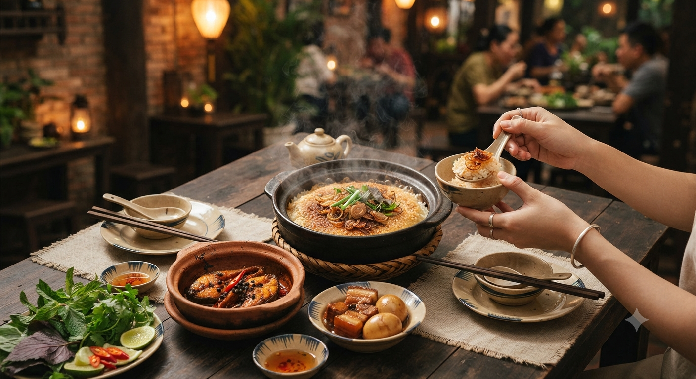 Nguyên tắc vàng khi gọi món cơm niêu cho hai người